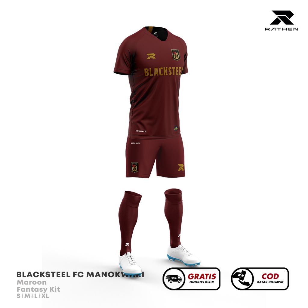 RATHEN - Jersey BLACKSTEEL FC Manokwari Fantasy Kit