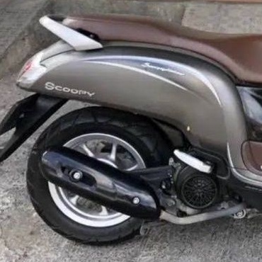 Tutup Tameng Knalpor Scoopy Fi All New 2018-2020 Cover Tameng Knalpot Scoopy New 2018-2020