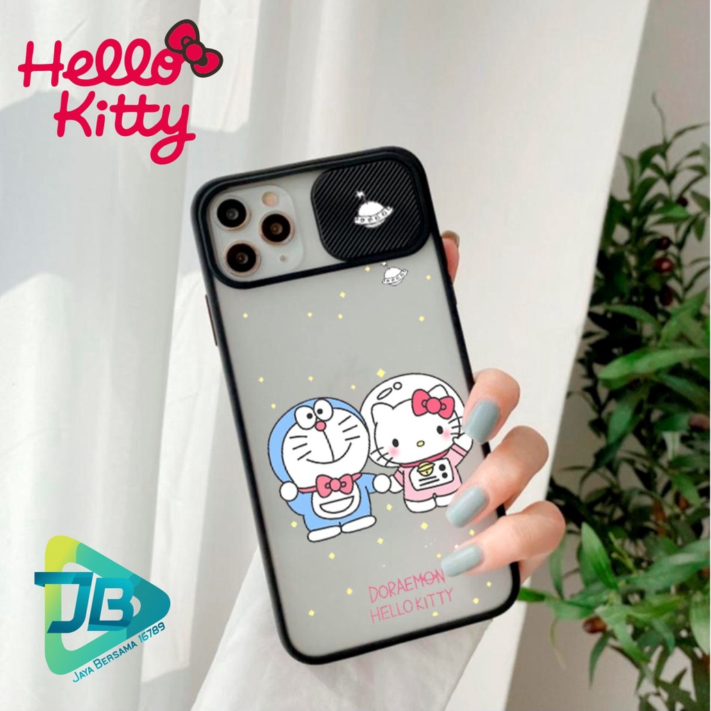 SOFTCASE SLIDE KAMERA HELLO KITTY OPPO VIVO SAMSUNG XIAOMI REALME IPHONE ALL TYPE JB4938