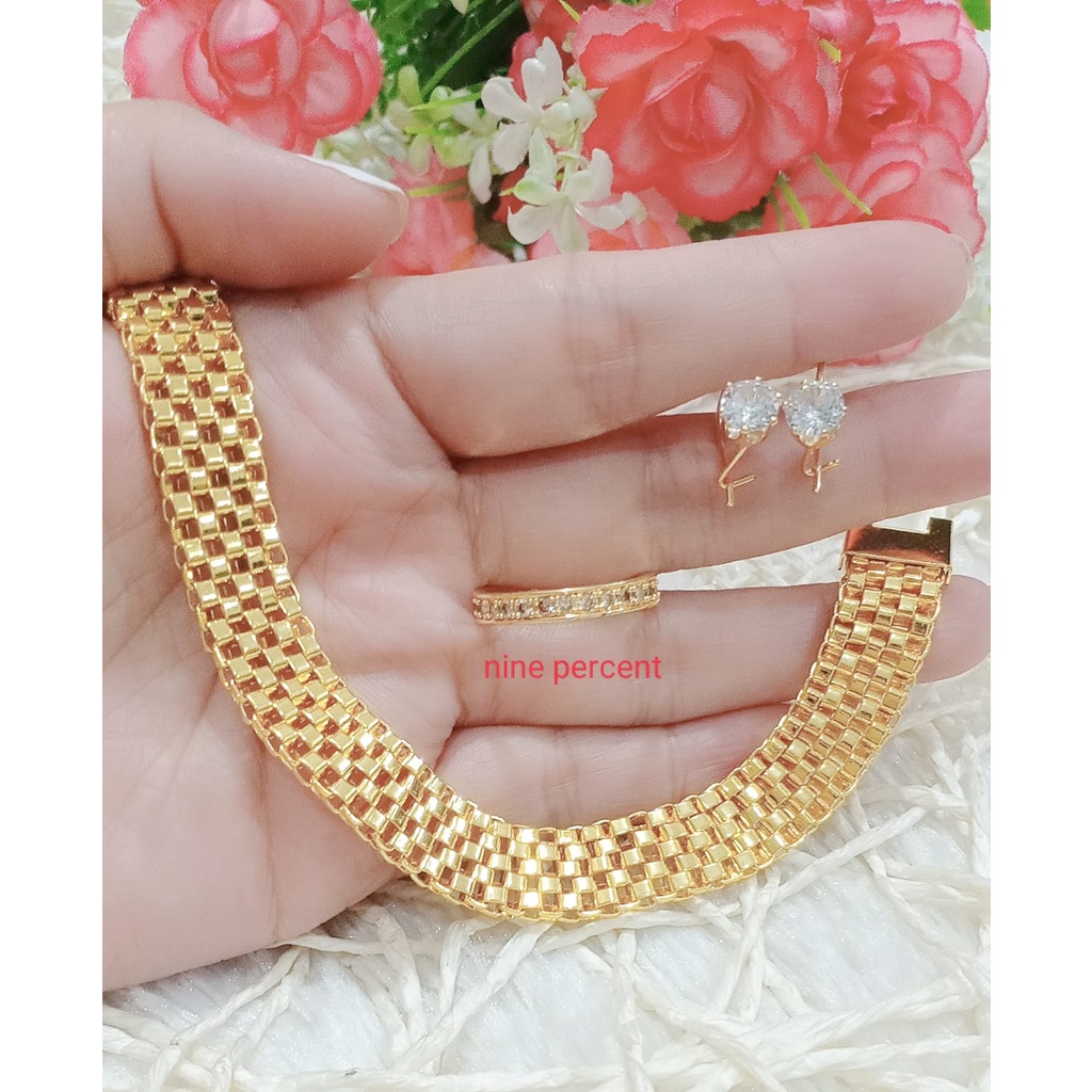 SET PERHIASAN WANITA/PAKET PERHIASAN WANITA IMPOR KOREA/GELANG/CINCIN/ANTING