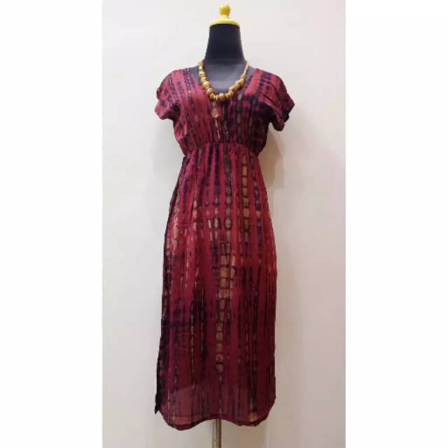 Daster MANOHARA Sisik Merah // Daster Bali / Daster Rayon