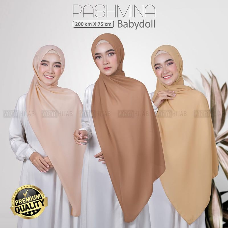 Pashmina Ceruti Babydoll panjang 200