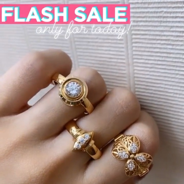 FLASH SALE CINCIN EMAS ASLI PROMO HANYA HARI INI SAJA