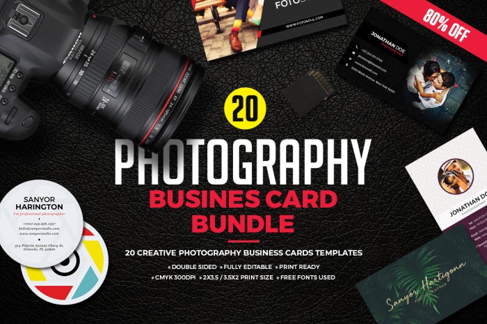 Photography Business Card Bundle - Photoshop