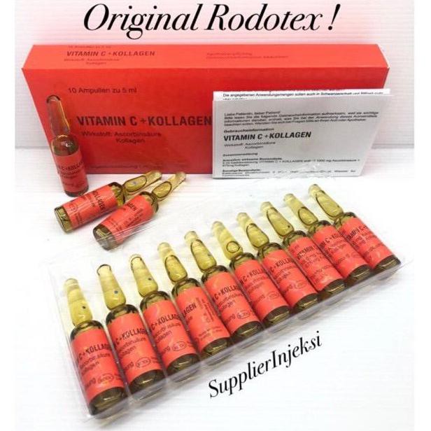 Jual VITAMIN C MERAH ORANGE KOLAGEN SUNTIK. VIT C COLLAGEN ORIGINAL