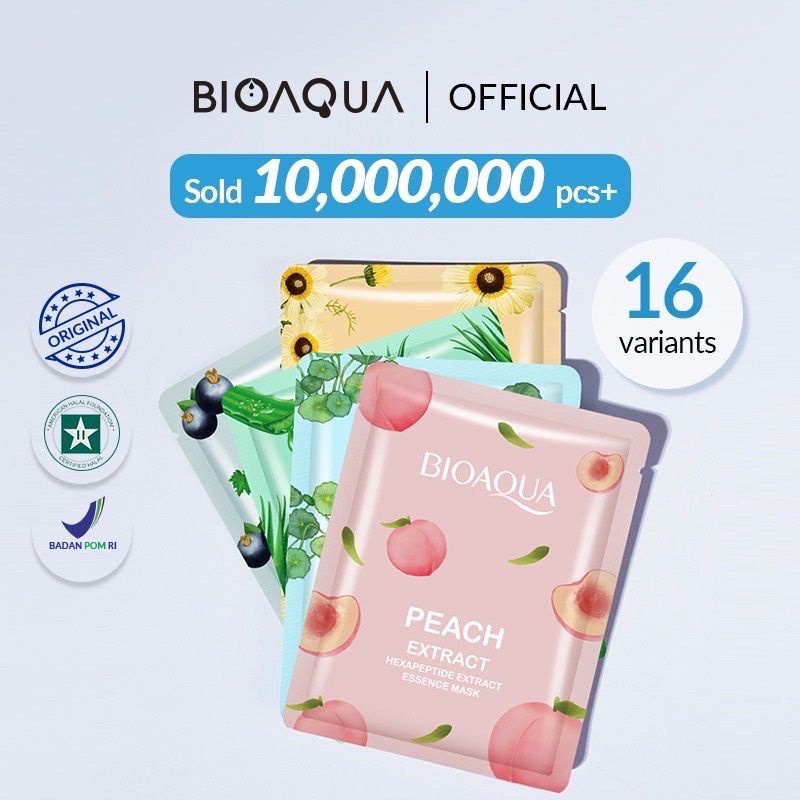 MASKER SHEET MASK BIOAQUA BPOM