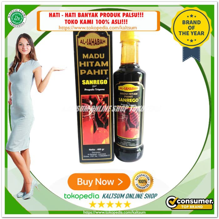 

Madu Hitam Pahit Sanrego Plus Propolis Trigona Al Sahabah - MMD1927
