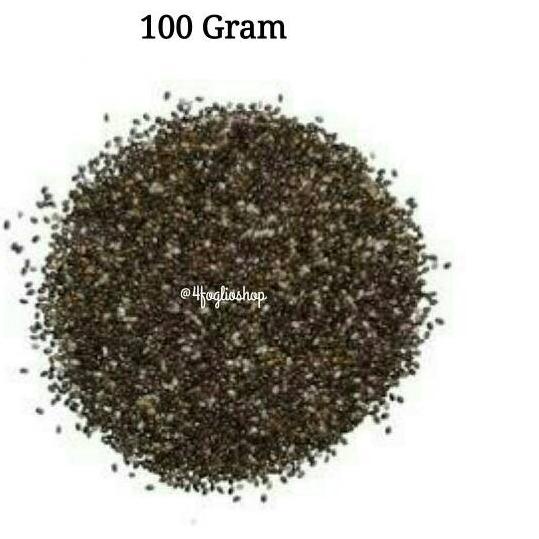 

☉ ORGANIC BLACK CHIA SEEDS 100 GRAM (CERTIFIED) ◌