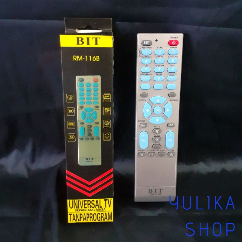 REMOTE TV BIT 1886 COCOK BUAT SEMUA MERK TV