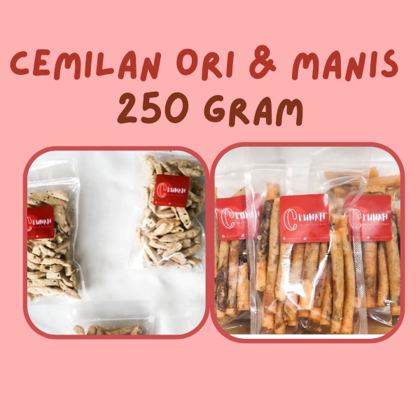 

CEMILAN ORIGINAL/MANIS CEUNAH 250 GR / BASRENG PISANG AROMA