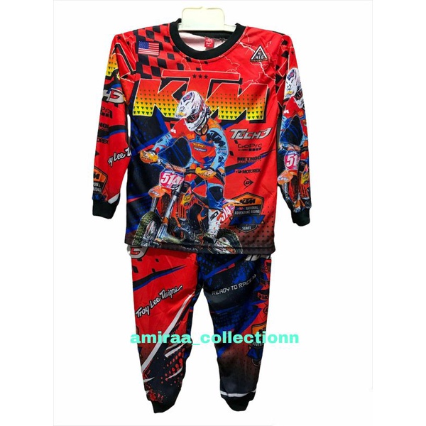 COD / SETELAN BAJU BALAP MOTOR CROSS ANAK TERBARU / BAJU SEPEDA ANAK