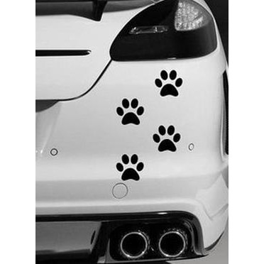 Jual Stiker Mobil Motor Kaca Body Dog Paw Sticker Lucu Kaki Anjing