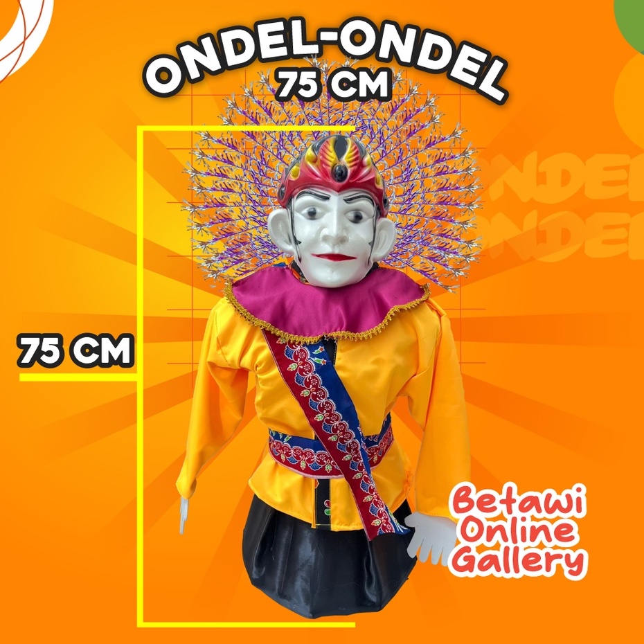 Ondel Ondel 75 Cm / Ondel Ondel Mainan Anak/ Ondel Ondel