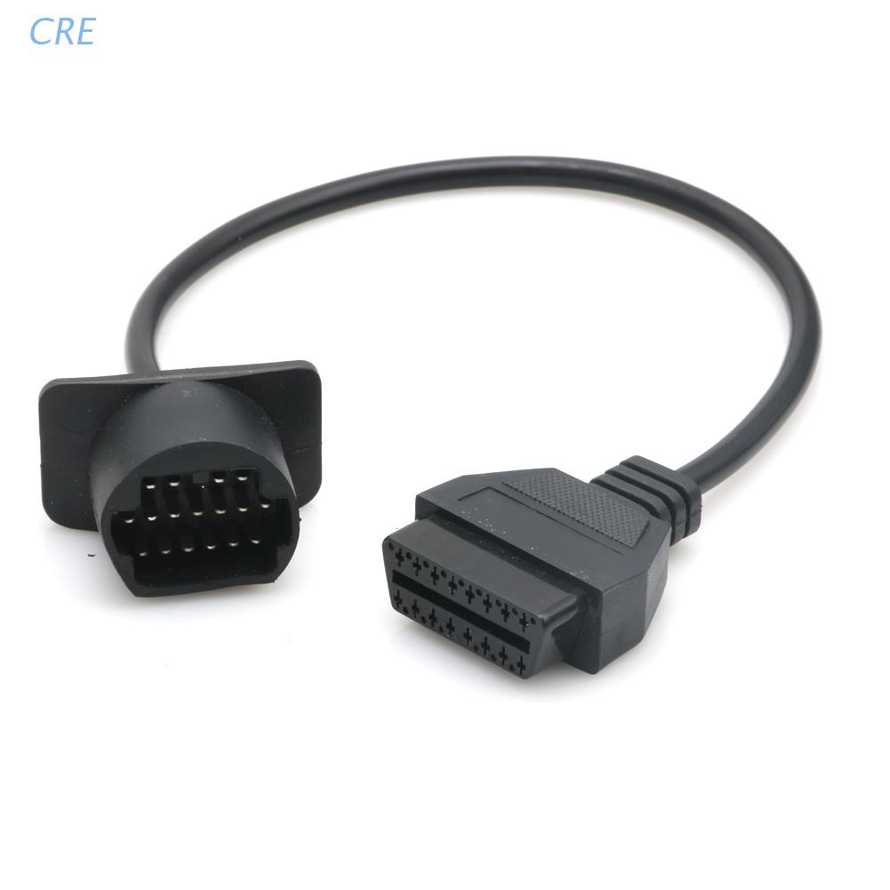 Cre Kabel Adapter Konektor OBDII OBD2 17 Pin Ke 16 Pin Untuk Mazda