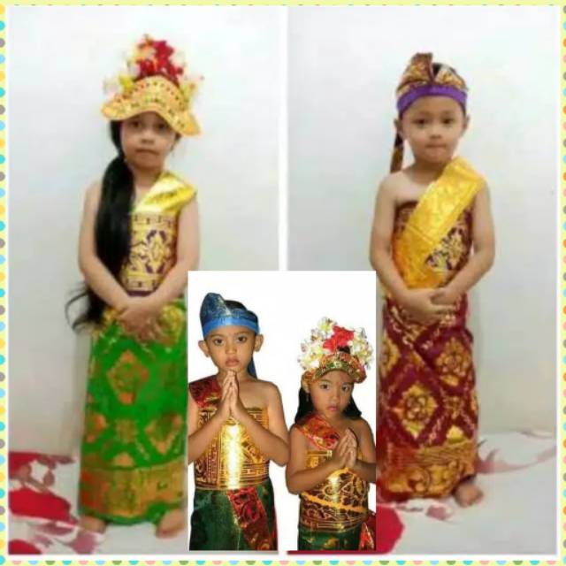 Set Baju adat bali anak2