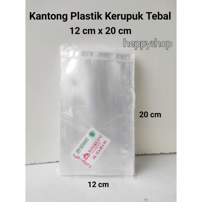 

Ginger- Kantong Plastik Kerupuk Tebal 12 cm x 20 cm