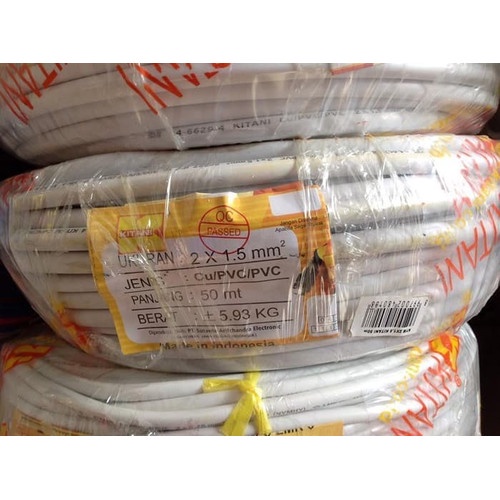 Kabel KITANI NYM 2x1,5mm 50meter -50M KITANI NYM 2x1,5mm