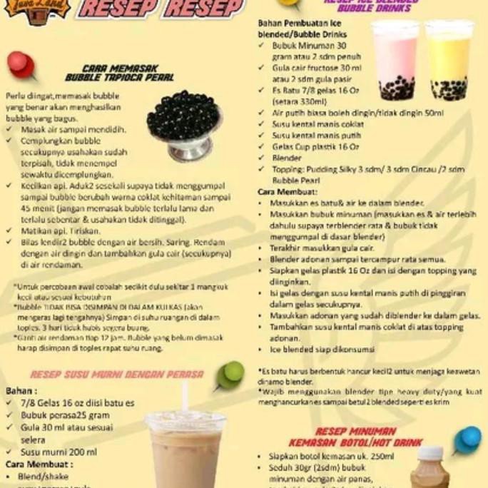 

Teh-Bubuk- TAPIOCA PEARL.PLAIN 1KG JAVALAND -Dijamin-Halal.