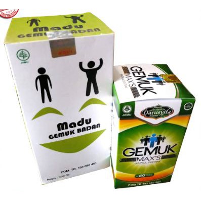 PAKET Madu Gemuk Badan + Kapsul Gemuk Badan Darusyifa