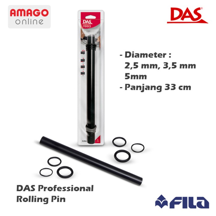 DAS PROFESSIONAL ROLLING PIN - MODELLING TOOLS - 348000