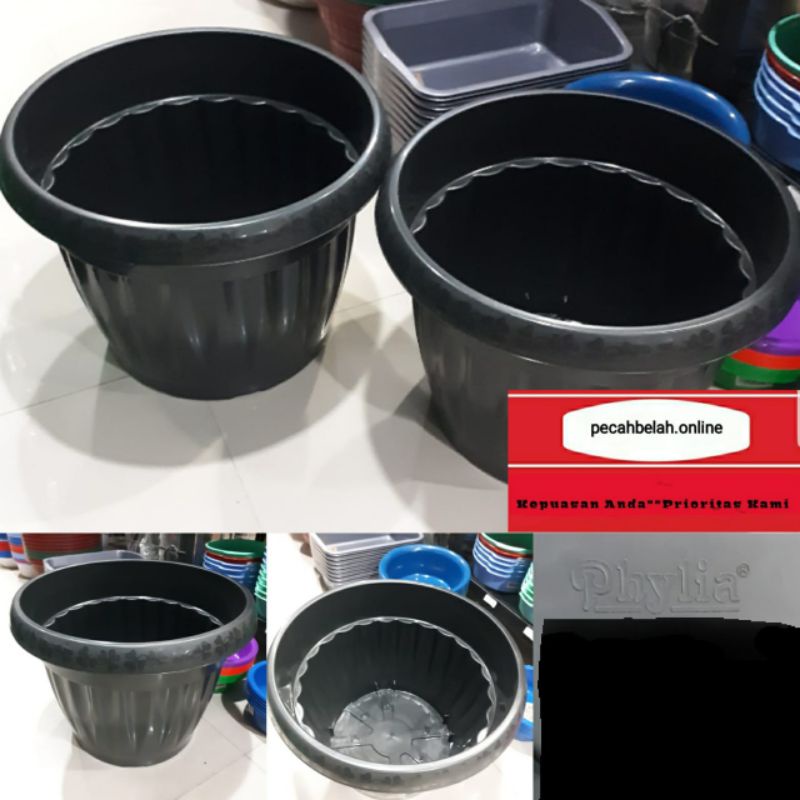 Pot bunga 5310 H/pot bunga besar/pot hitam besar/pot bunga hitam/pot bunga hitam besar