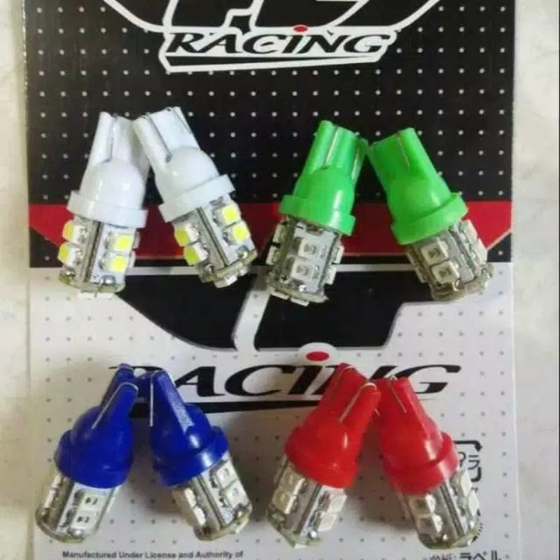 Sen LED T10/ Sein LED Jagung 10 Mata Sisi/ Sen Senja LED T10