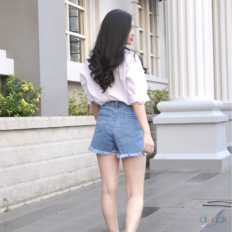 DISYAK - Hotpants Jeans Pocket Light Blue 1021-2021