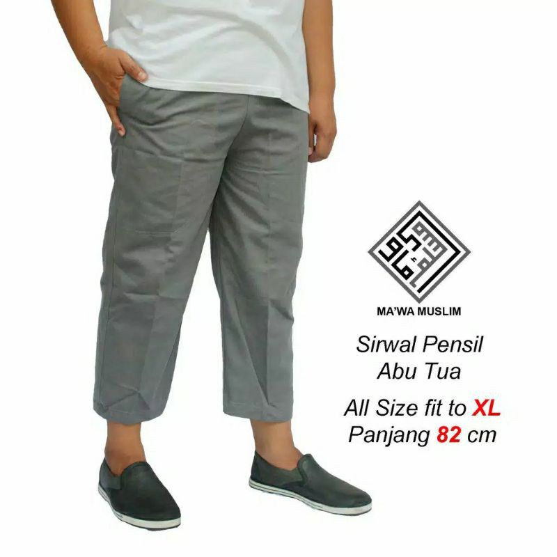 Celana Sirwal pensil XL Celana Cingkrang size XL | Celana Panjang pria dewasa laki-laki