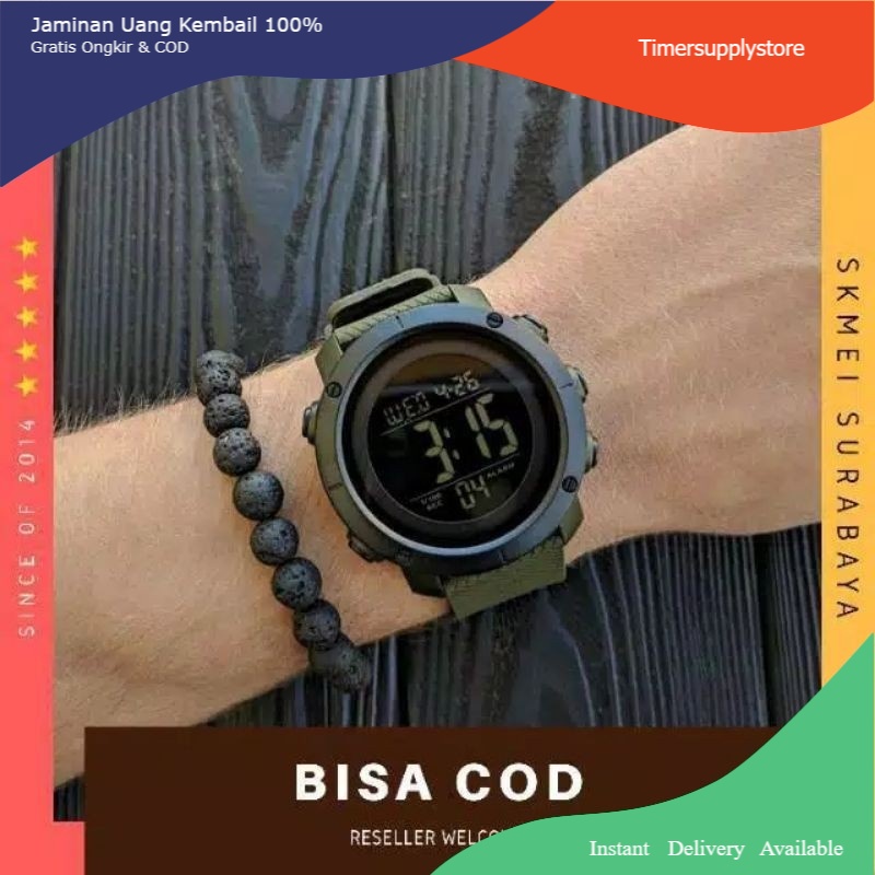 Jam Tangan Pria Original Skmei Bisa COD free kotak