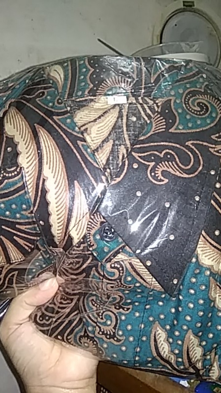 Kemeja Batik Pria Lengan Panjang  Bswart Batik Hrb026 Kenongo Hem Panjang Padi Kemeja Batik Pria