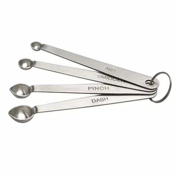 

Kualitas Terbaik - 4Pcs Set Stainless Steel Spice Spoon