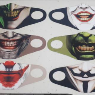  masker karakter wajah  Shopee Indonesia