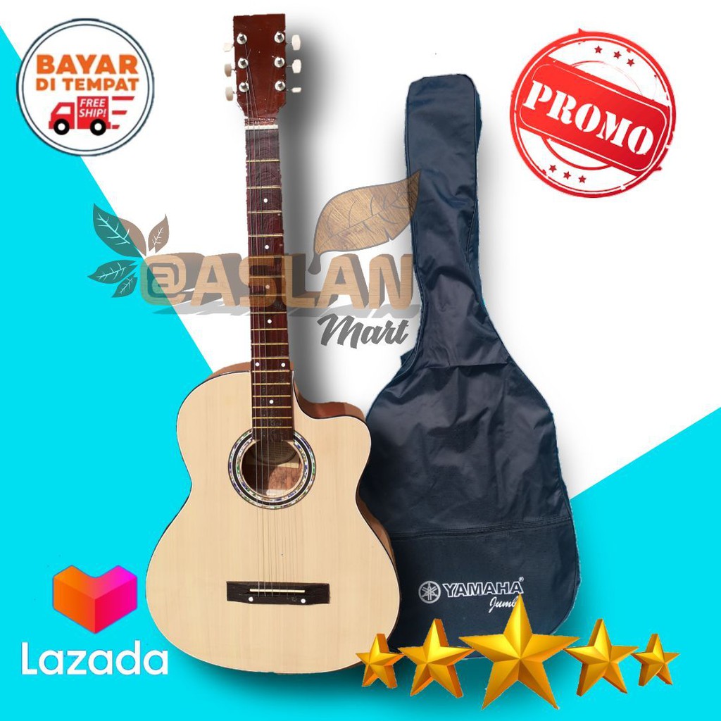 Gitar Murah gitar pemula bonus tas gitar akustik