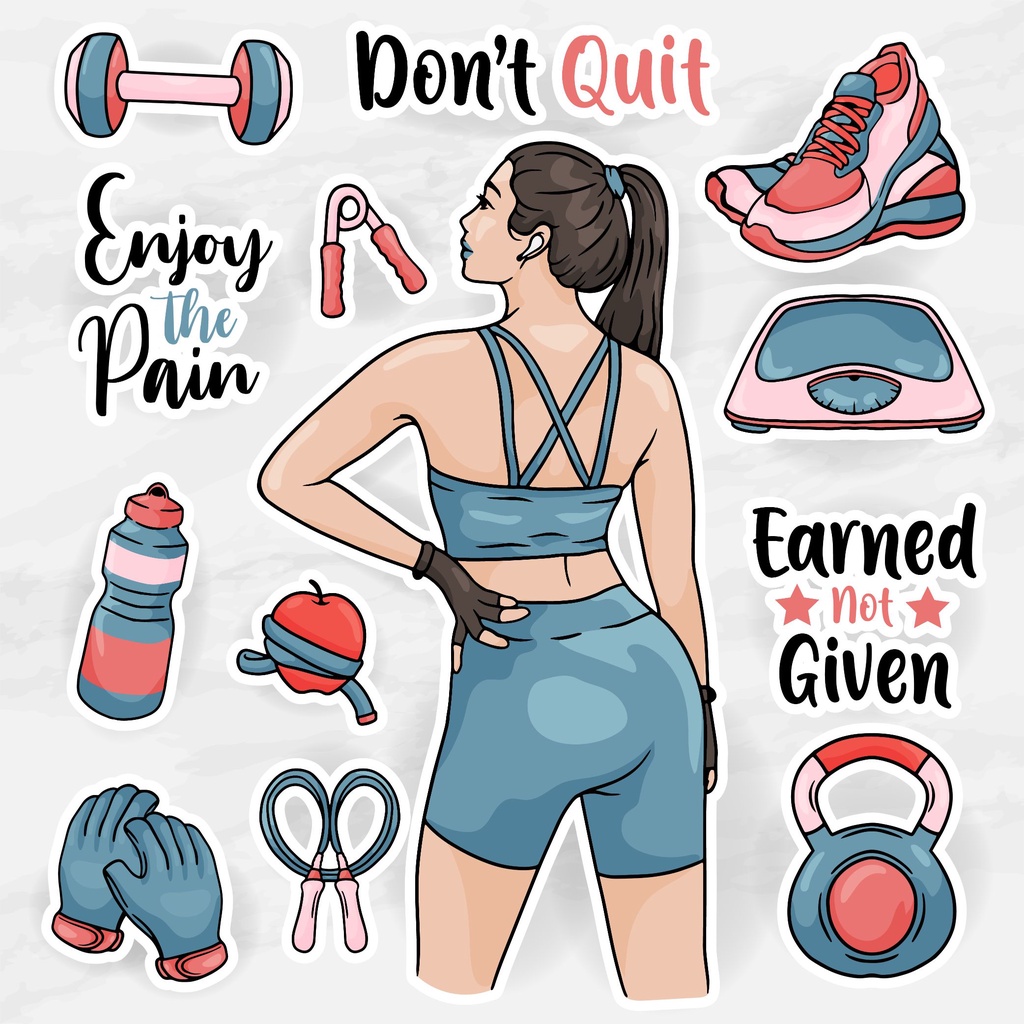 

Sticker Sheet Aesthetic tumblr | bujo journaling gym day