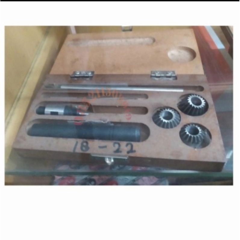 alat setting klep motor 18-22 isi 3pcs valve set-face cutter set