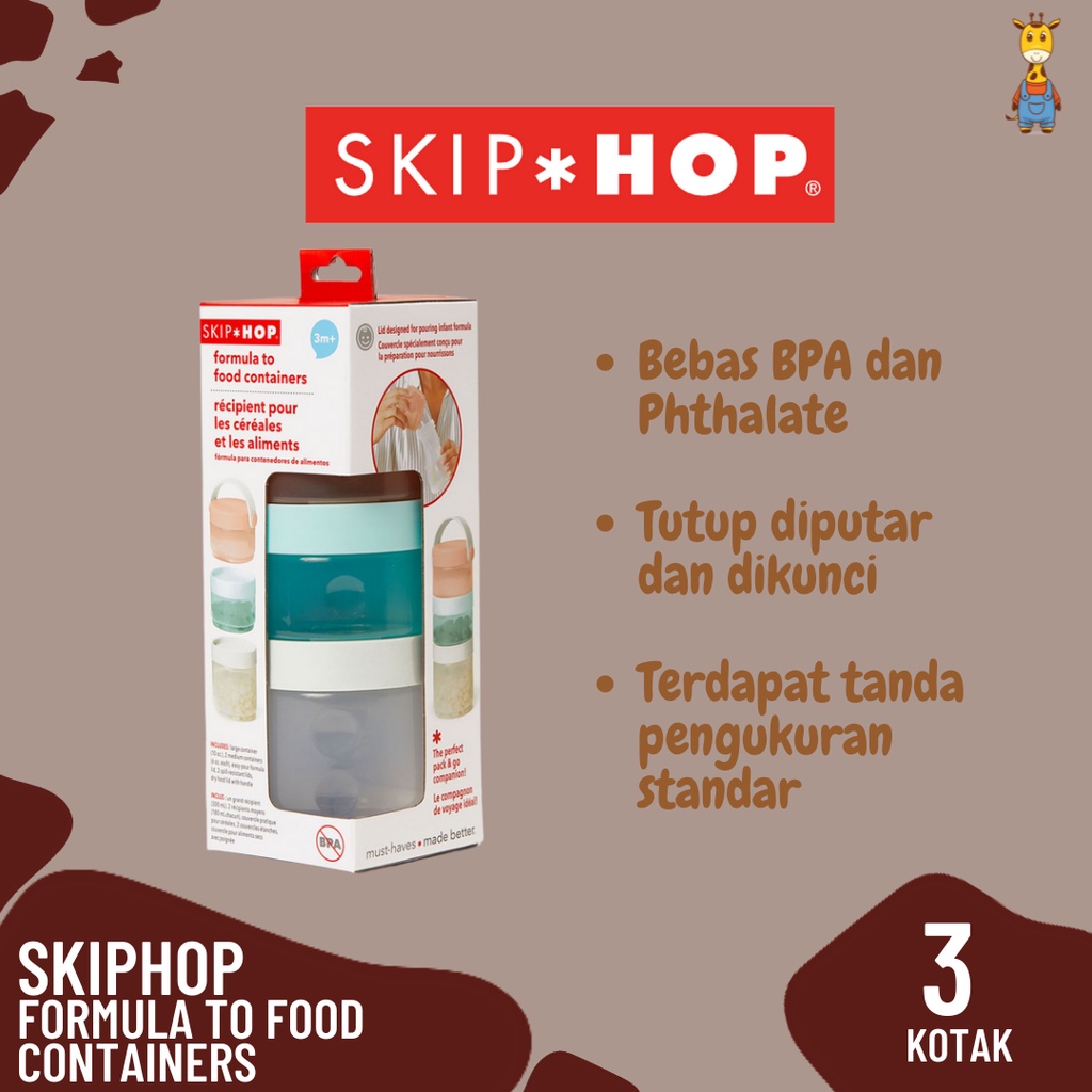 Skiphop Formula To Food Containers