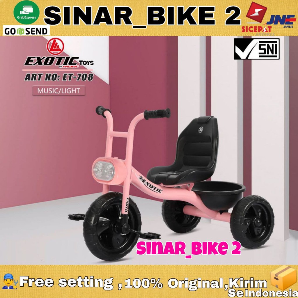 Sepeda Roda Tiga Anak Exotic ET-708