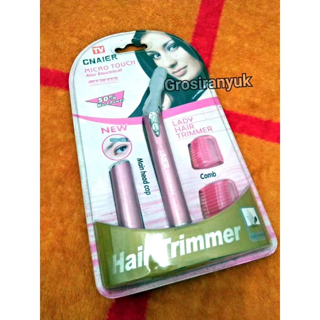 promo Cnaier Micro Touch Hair lady Trimmer Alat cukur Bulu alis dan bulu ketiak