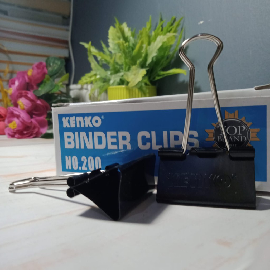 

Binder clips kenko nomor 200 kotak (lusin)