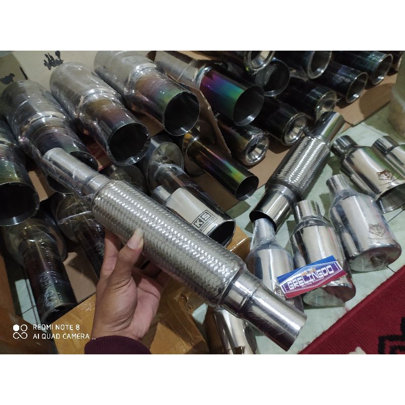 knalpot fleksibel mobil bensin