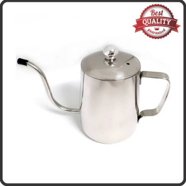 KETTLE LEHER ANGSA 600 ml TUTUP - KETTLE GOOSNECK FOR POUR OVER