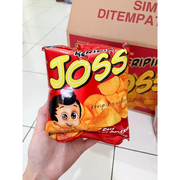 Keripik Joss Jumbo berhadiah 35Gr isi 10 PCS rasa sapi panggang