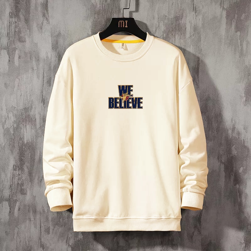 Sweater Unisex WE Believe Sweater Unisex Keren Simpel