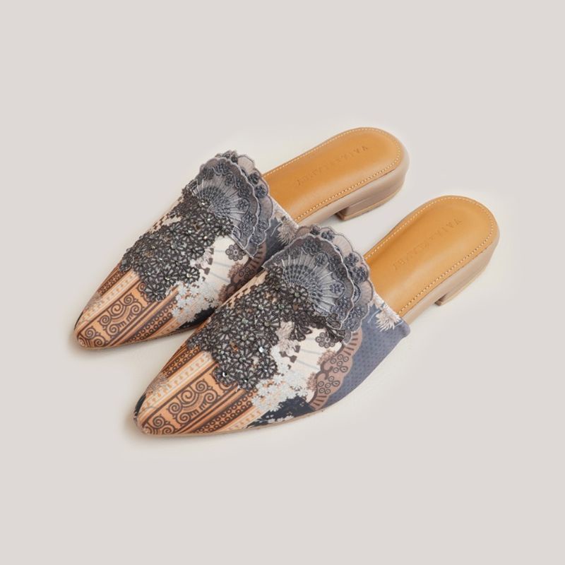 VAIA X Wearing Klamby Sepatu Sandal Wanita Lavinia 2 CM Size 38