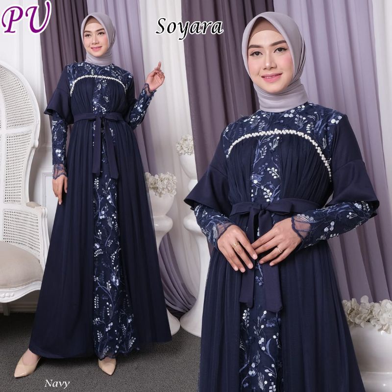 dress pesta premium terbaru MDsoyara