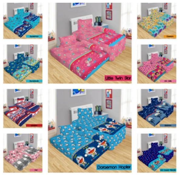 SPREI SORONG LADY ROSE 2IN1 SINGLE SIZE UK 120X200 MOTIF TERLARIS