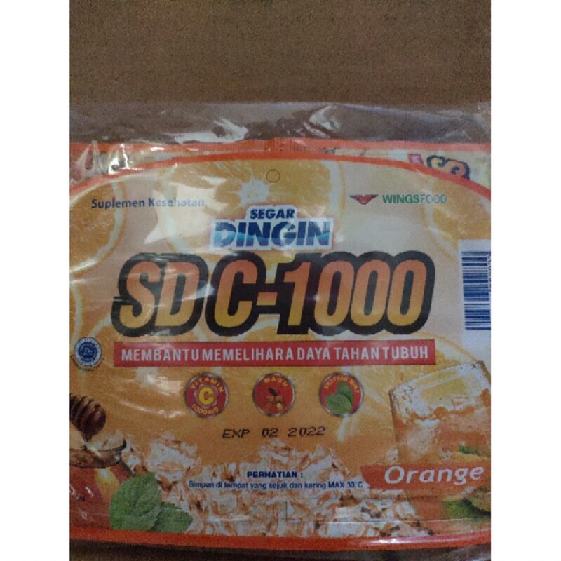 

Segar dingin SD-C1000 7g (orange) isi 24sacet