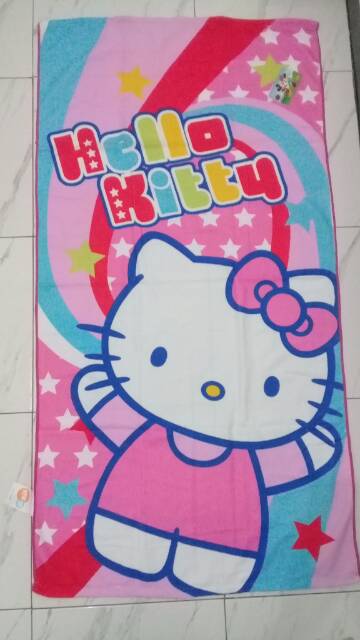 Handuk Karakter handuk jumbo handuk anak souvenir hadiah spiderman car hellokitty mickeymouse batman-1
