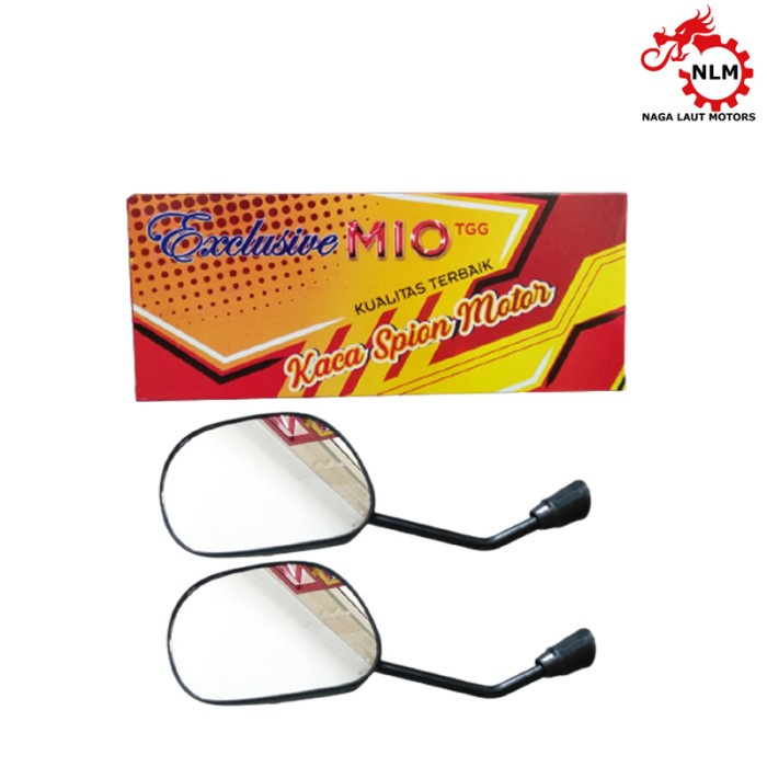 Spion Motor All Yamaha  Kaca Style Tangkai Panjang bulat