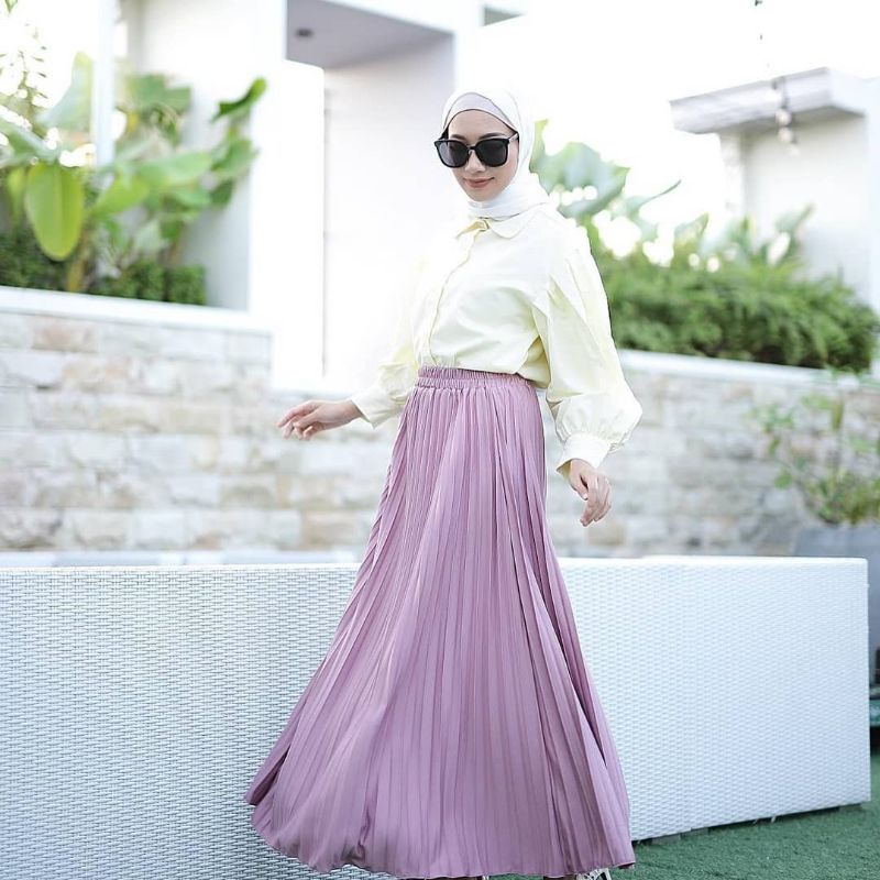 Rok plisket / plisket premium / plisket / rok plisket hyget / rok plisket murah / rok plisket tebal